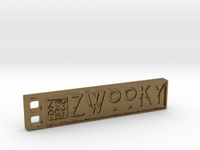 ZWOOKY Style 07 Sample in Polished Bronze