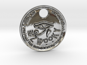 ZWOOKY Style 166 - pendant Ra in Fine Detail Polished Silver