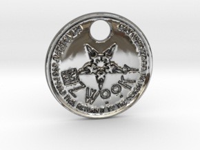 ZWOOKY Style 167 - pendant Sokar in Fine Detail Polished Silver