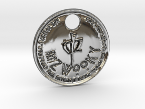 ZWOOKY Style 168 - pendant Yu in Fine Detail Polished Silver