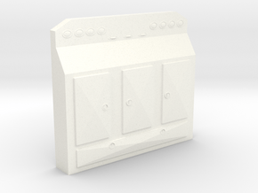 1/64th Scale Cabinet Headache Rack # 1 in White Processed Versatile Plastic