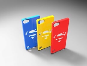 Ipod 5 Superman case in Red Processed Versatile Plastic