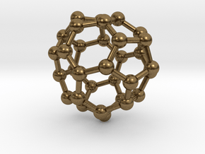 0014 Fullerene c32-5 d3h in Natural Bronze