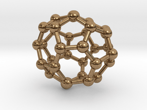 0015 Fullerene c32-6 d3 in Natural Brass