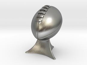 Fantasy Football League Trophy in Natural Silver
