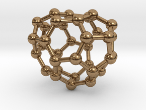 0016 Fullerene c34-1 c2 in Natural Brass