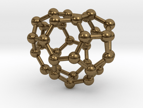 0016 Fullerene c34-1 c2 in Natural Bronze