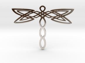 Dragonfly pendant in Platinum
