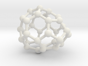 0017 Fullerene c34-2 cs in White Natural Versatile Plastic