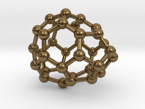 0017 Fullerene c34-2 cs in Natural Bronze