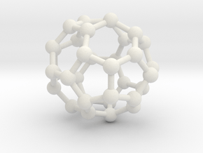 0018 Fullerene c34-3 cs in White Natural Versatile Plastic