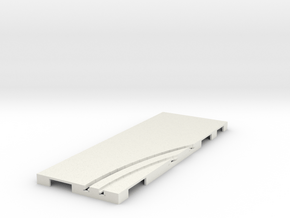 P-65stp-straight-rh-curve-inner-145r-100-pl-1a in White Natural Versatile Plastic