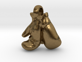 BOXING GLOVES in Natural Bronze