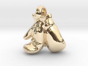 BOXING GLOVES in 14K Yellow Gold