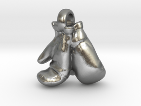 BOXING GLOVES in Natural Silver