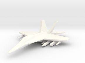 1/285 EA-18 Growler in White Processed Versatile Plastic