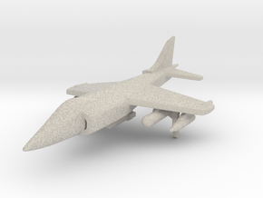 1/285 Scale Harrier w/Ordnance in Natural Sandstone