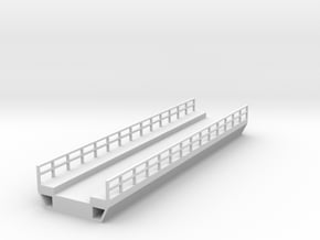 Digital-N Modern Concrete Bridge Deck Single Track in N Modern Concrete Bridge Deck Single Track 140mm