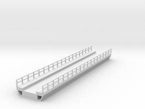 Digital-N Modern Concrete Bridge Deck Single Track in N Modern Concrete Bridge Deck Single Track 180mm