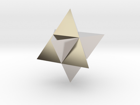 Star Tetrahedron (Merkaba) in Platinum