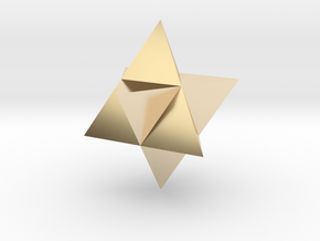 Star Tetrahedron (Merkaba) in 14K Yellow Gold
