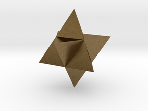 Star Tetrahedron (Merkaba) in Natural Bronze