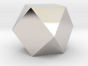 Cube Octahedron (Vector Equilibrium) in Platinum