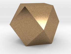 Cube Octahedron (Vector Equilibrium) in Natural Brass
