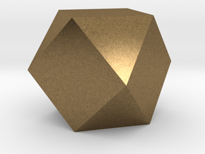 Cube Octahedron (Vector Equilibrium) in Natural Bronze
