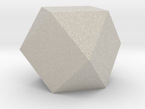 Cube Octahedron (Vector Equilibrium) in Natural Sandstone