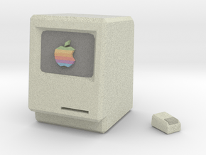 Apple I & Mouse in Full Color Sandstone