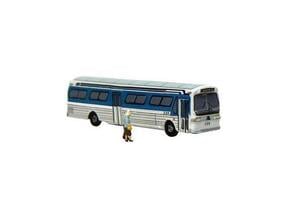 GM FishBowl Bus - Z Scale in Tan Fine Detail Plastic