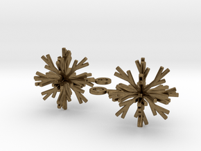 Snowflake Earring Iva in Natural Bronze