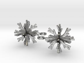 Snowflake Earring Iva in Natural Silver