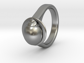 Ladybird Ring (16) in Natural Silver