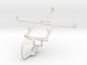 Controller mount for PS3 & Alcatel Idol S in White Natural Versatile Plastic
