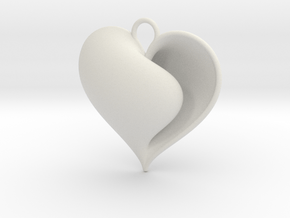 Shy Love (from $12.50) in White Natural Versatile Plastic: Large
