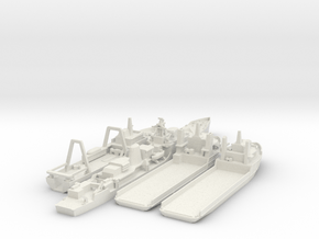 Cod War Set 3 1:700/600 in White Natural Versatile Plastic: 1:700