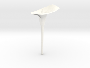 Calla Lily in White Processed Versatile Plastic