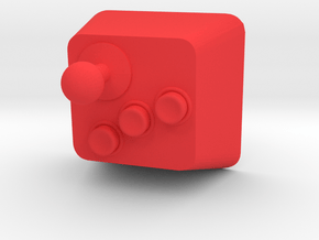 Arcade Controller Cherry MX Keycap in Red Processed Versatile Plastic