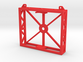 Front Support Stand in Red Processed Versatile Plastic