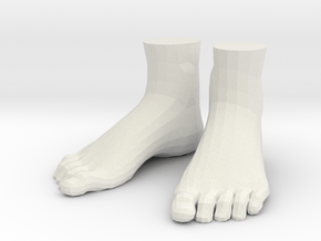 LittleFeet for Everything - Human (1.5"h) in White Natural Versatile Plastic