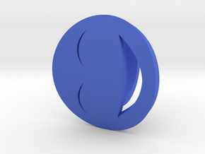 Smile Ring Size 10, 19.8 mm in Blue Processed Versatile Plastic