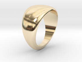 Simple ring in 14K Yellow Gold