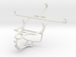 Controller mount for PS4 & Gigabyte GSmart Simba S in White Natural Versatile Plastic