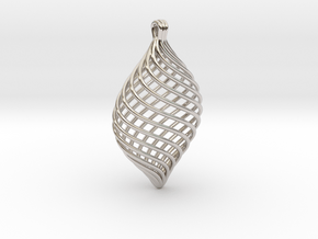 Twisted Pendant in Platinum