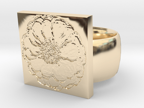 Camelia Ring in 14K Yellow Gold