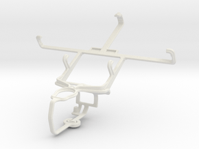 Controller mount for PS3 & HTC 8XT in White Natural Versatile Plastic