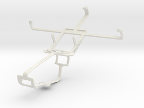 Controller mount for Xbox One & HTC 8XT in White Natural Versatile Plastic