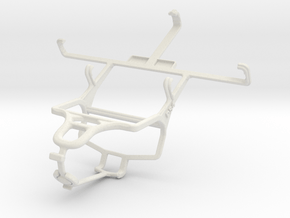 Controller mount for PS4 & HTC 8XT in White Natural Versatile Plastic